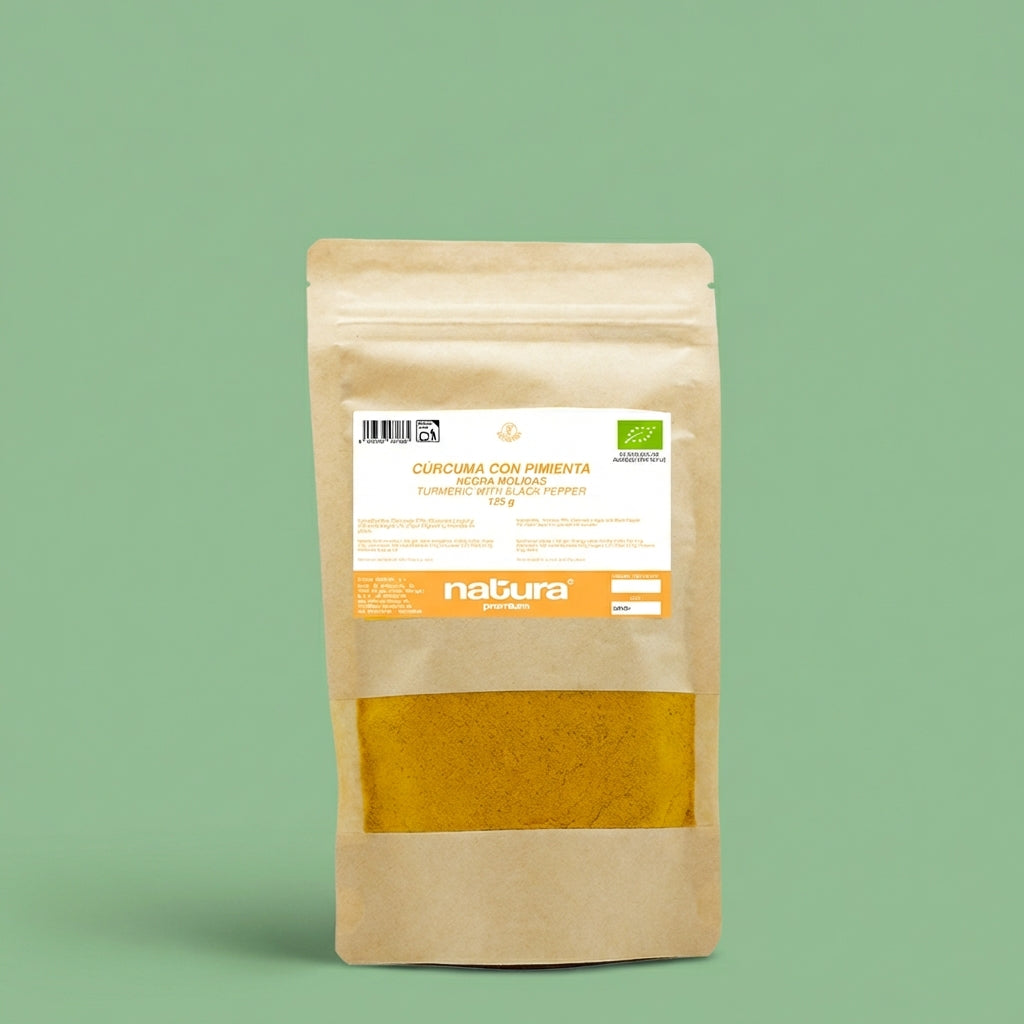 CURCUMA CON PIMIENTA MOLIDAS 125GR NATURA PREMIUM - Hero - Premium