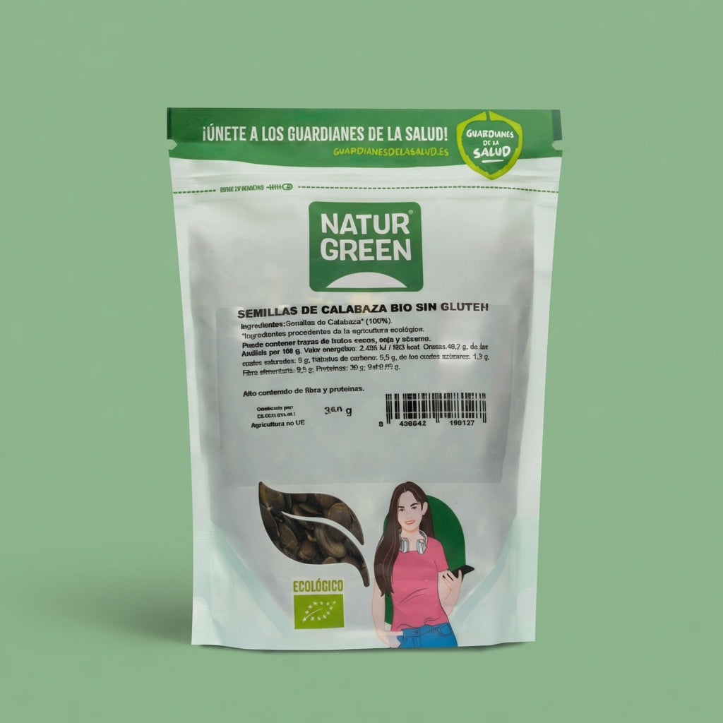 SEMILLAS CALABAZA 350G NATURGREEN - Hero - Naturgreen