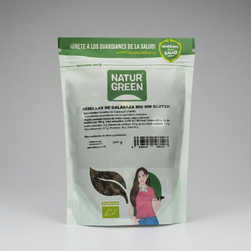 SEMILLAS CALABAZA 350G NATURGREEN - Detail - Naturgreen