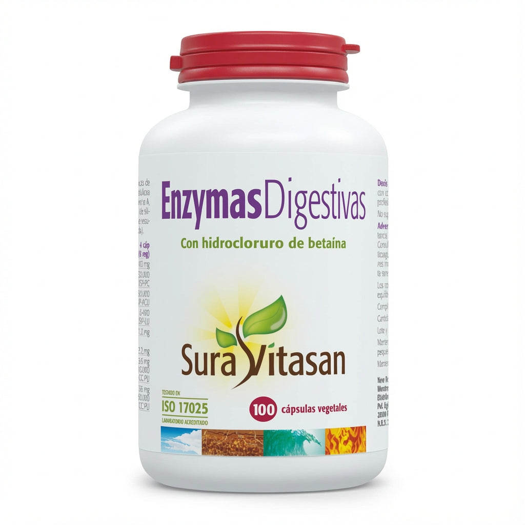 Enzymas Digestivas 100caps - Detail - Sura Vitasan