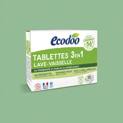 LAVAVAJILLAS MAQUINA TABLETAS 3 EN 1 ECODOO 30x12G - Hero - 30X12G