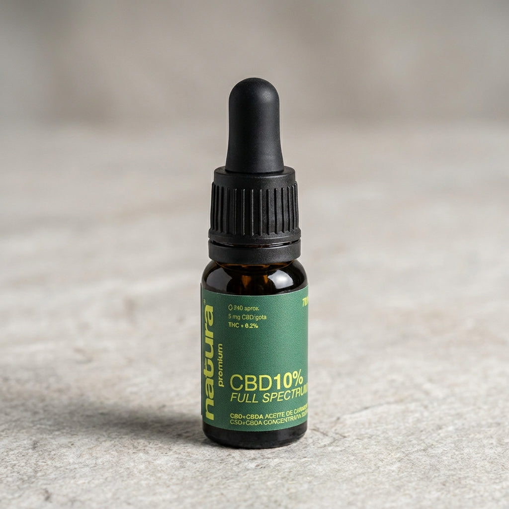 Aceite de Cáñamo 10 ML - CBD Espectro Completo - Detail - 10%