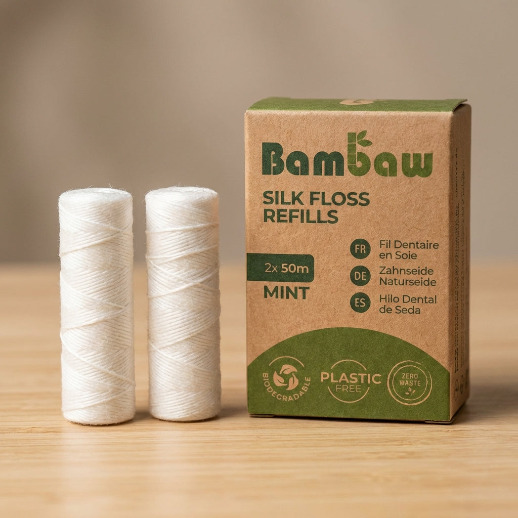 Hilo Dental de Seda Natural - Bambaw - Detail - Bambaw