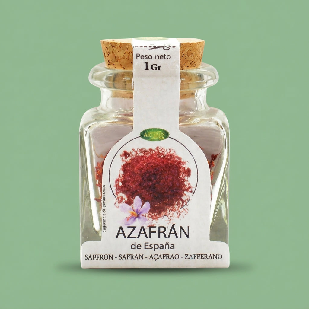 Azafrán Español 1g Bio (vidrio) - Hero - Artemis Bio