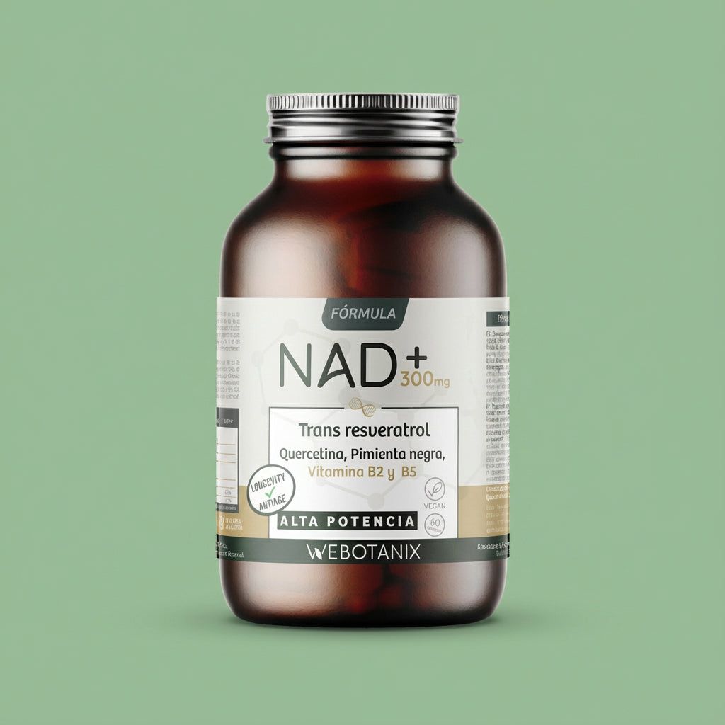 Nad + Resveratrol 60 caps - Hero - Webotanix