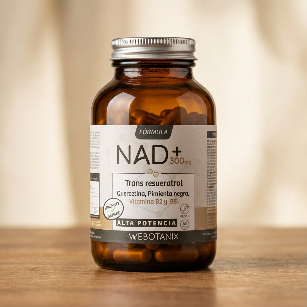 Nad + Resveratrol 60 caps - Detail - Webotanix