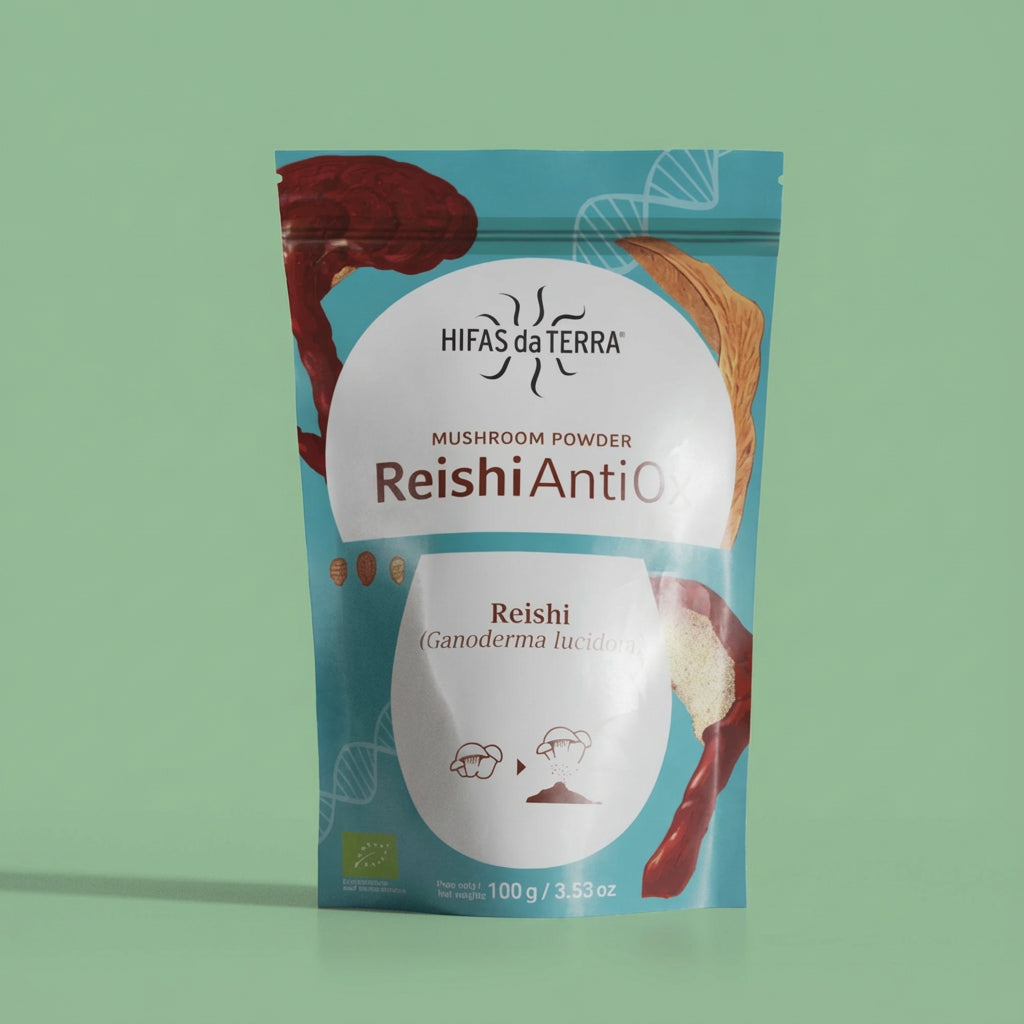 Reishi Antiox 100% Polvo 100g - Hero - Hifas da Terra