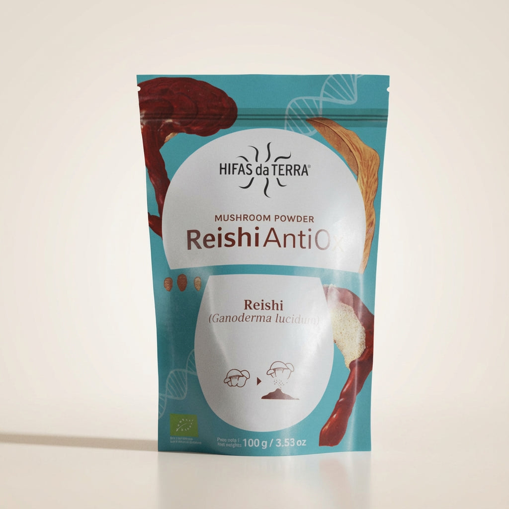 Reishi Antiox 100% Polvo 100g - Detail - Hifas da Terra