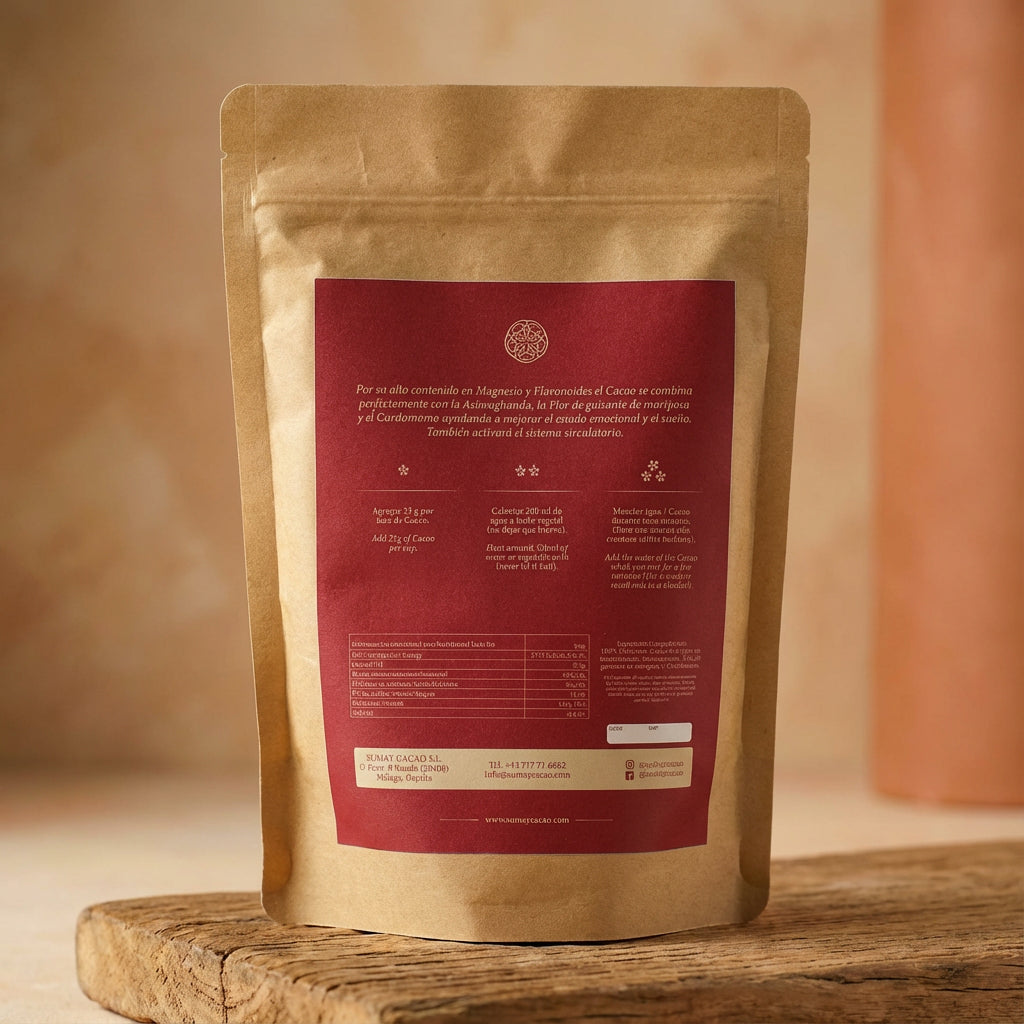 Cacao Equilibrio y Confort 350g - Detail - Sumay Cacao