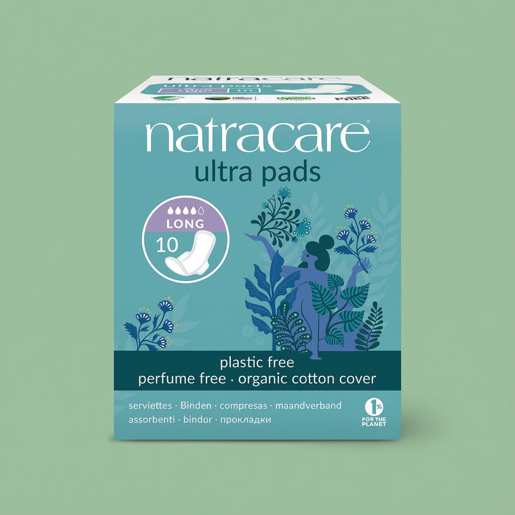Compresas con Alas Algodón Orgánico - Hero - Natracare