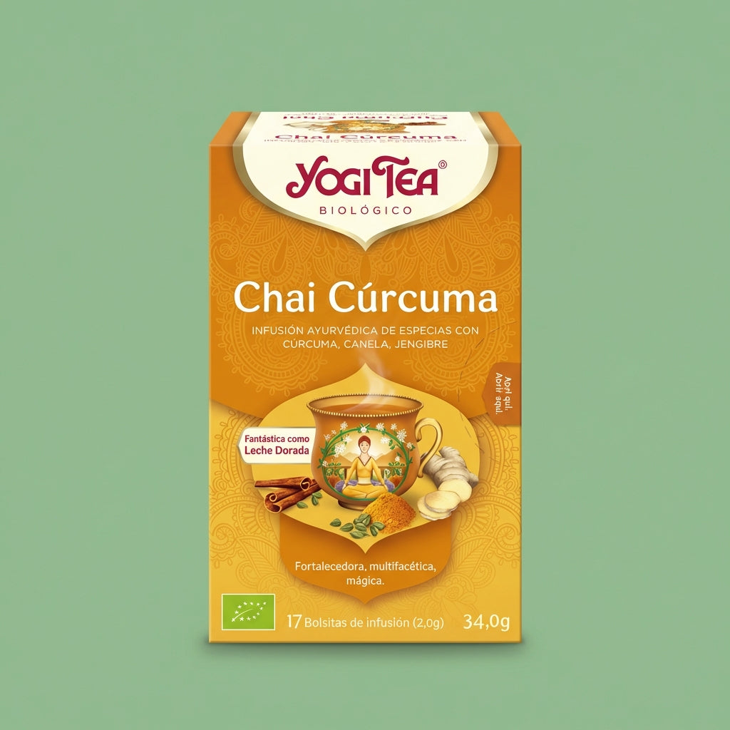 CURCUMA CHAI 17BLS YOGI TEA - Hero - Tea