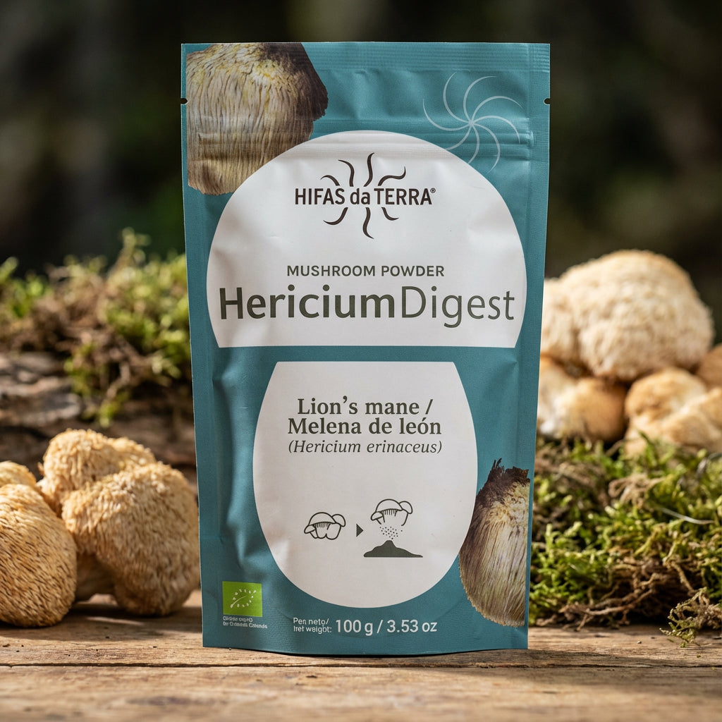 Hericium Digest 100% Polvo 100g - Detail - Hifas da Terra