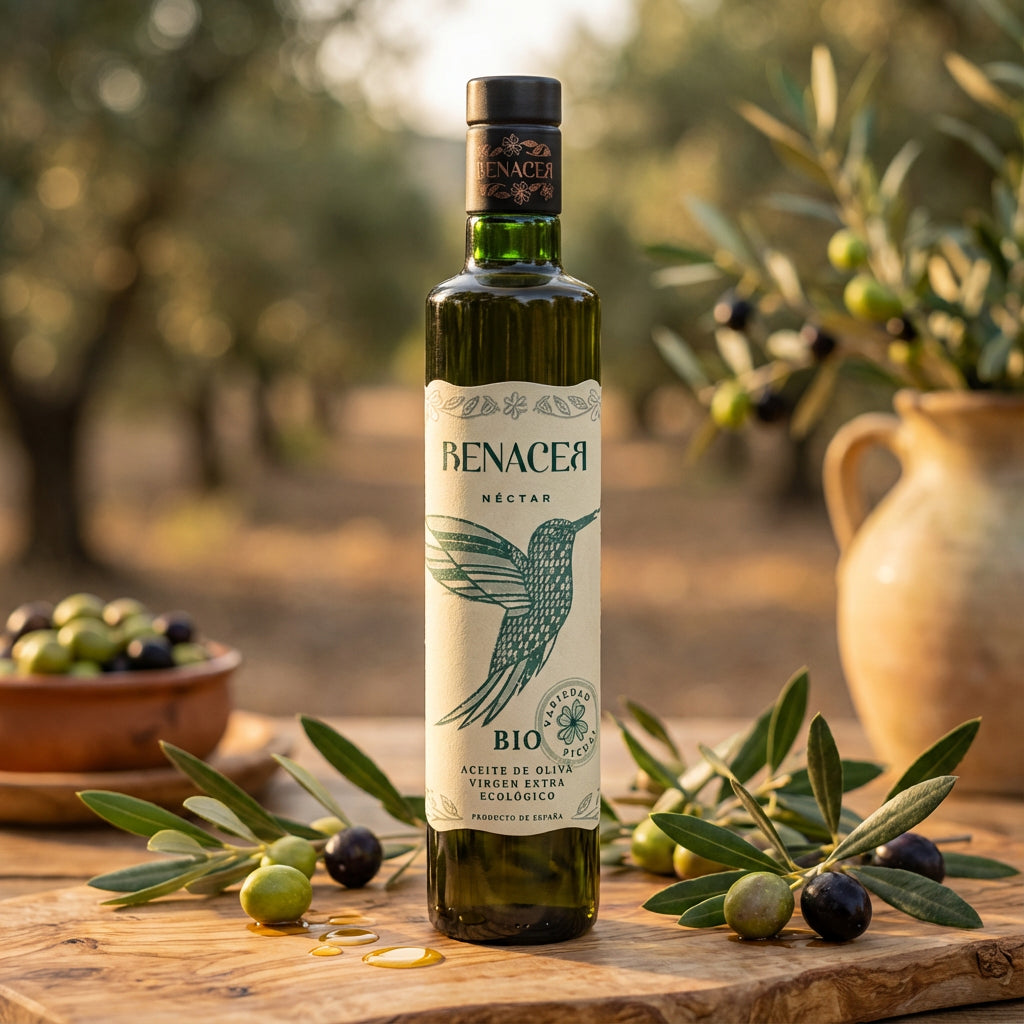 AOVE Bio Renacer - 500ml (vidrio) - Detail - Renacer