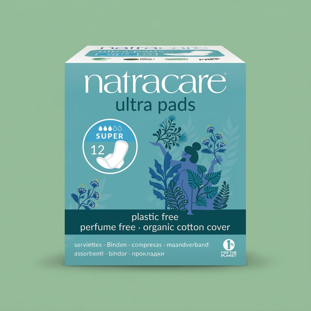 Compresas con Alas Algodón Orgánico - Hero - Natracare
