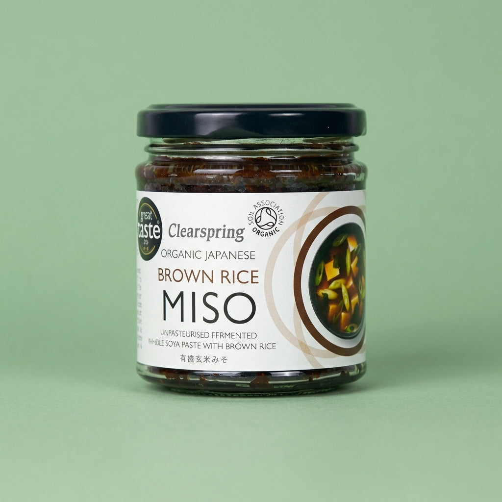 BROWN RICE MISO BOTE CRISTAL 300G CLEARSPRING - Hero - Clearspring