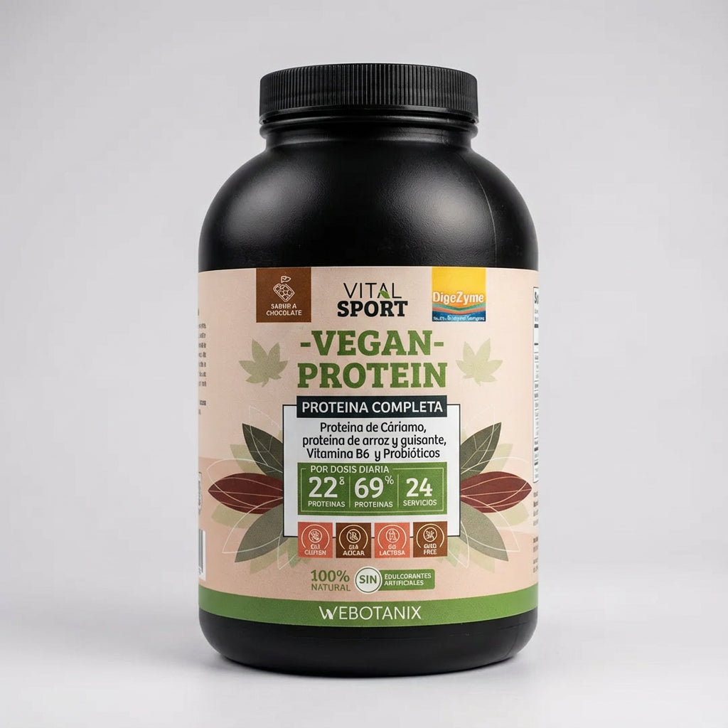Vegan Protein 768g Vitalsport - Detail - VitalSport