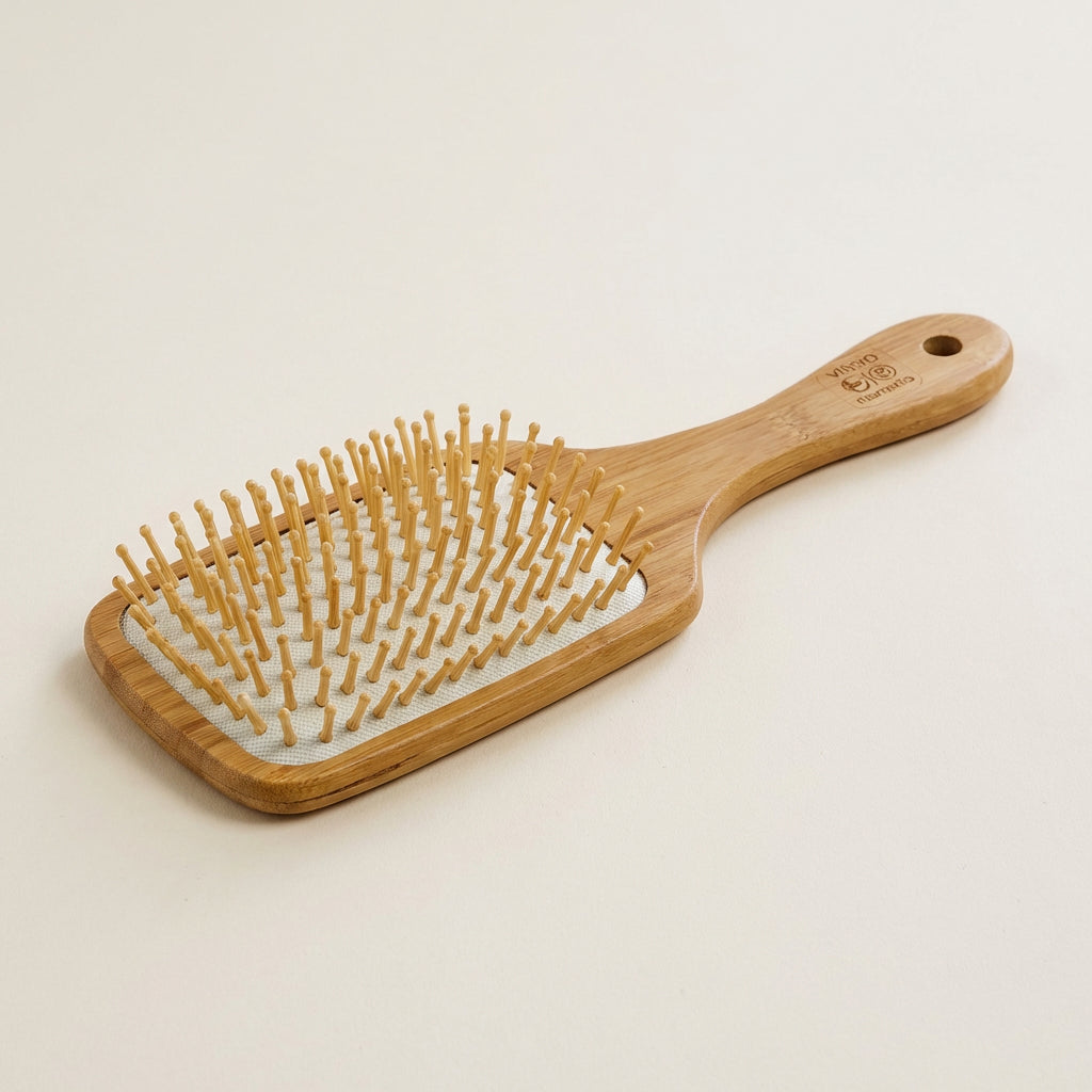 Cepillo de Cabello de Bambú - Naturabio - Detail - Naturabio